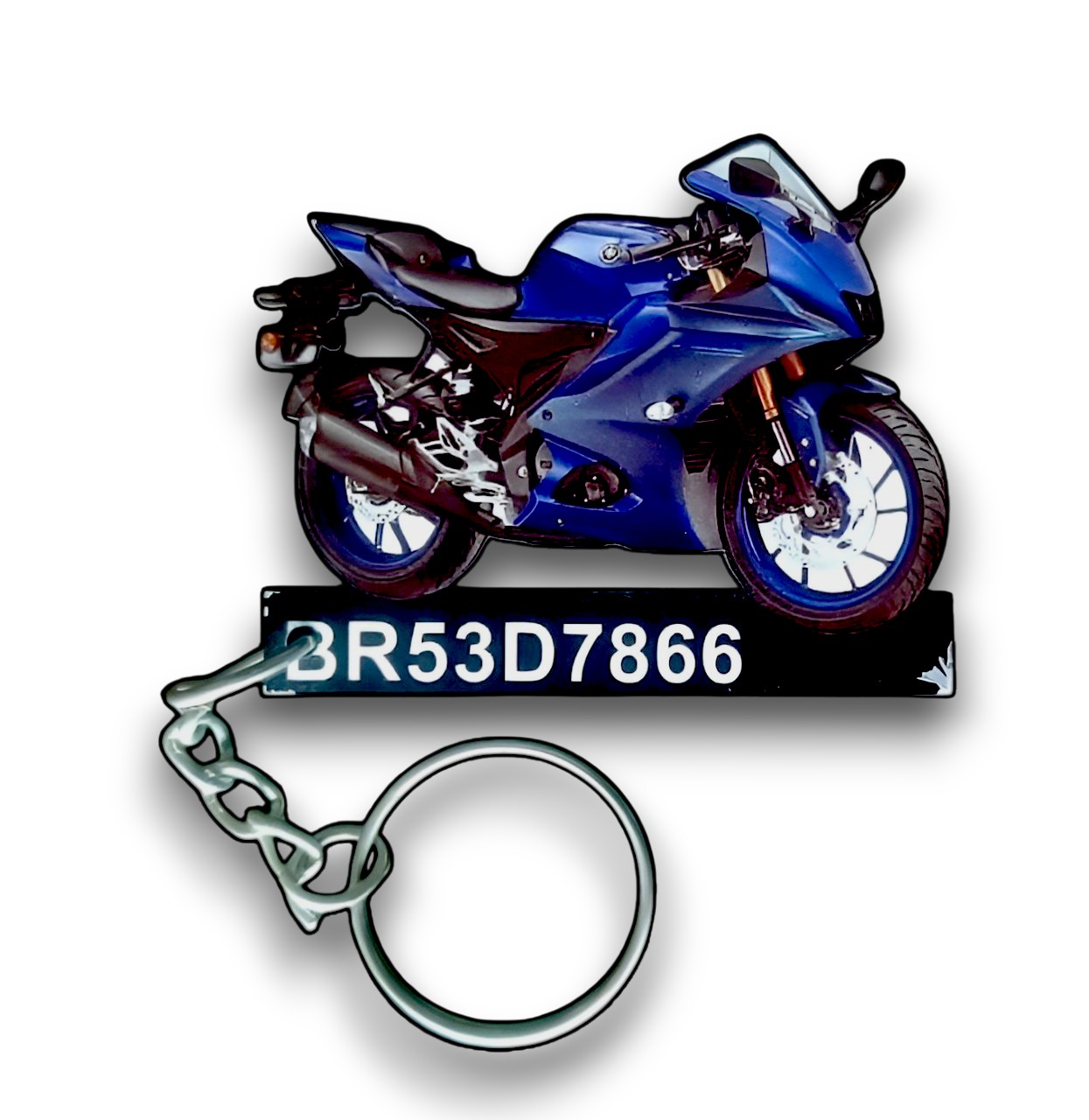 Bike Shaped Keychain