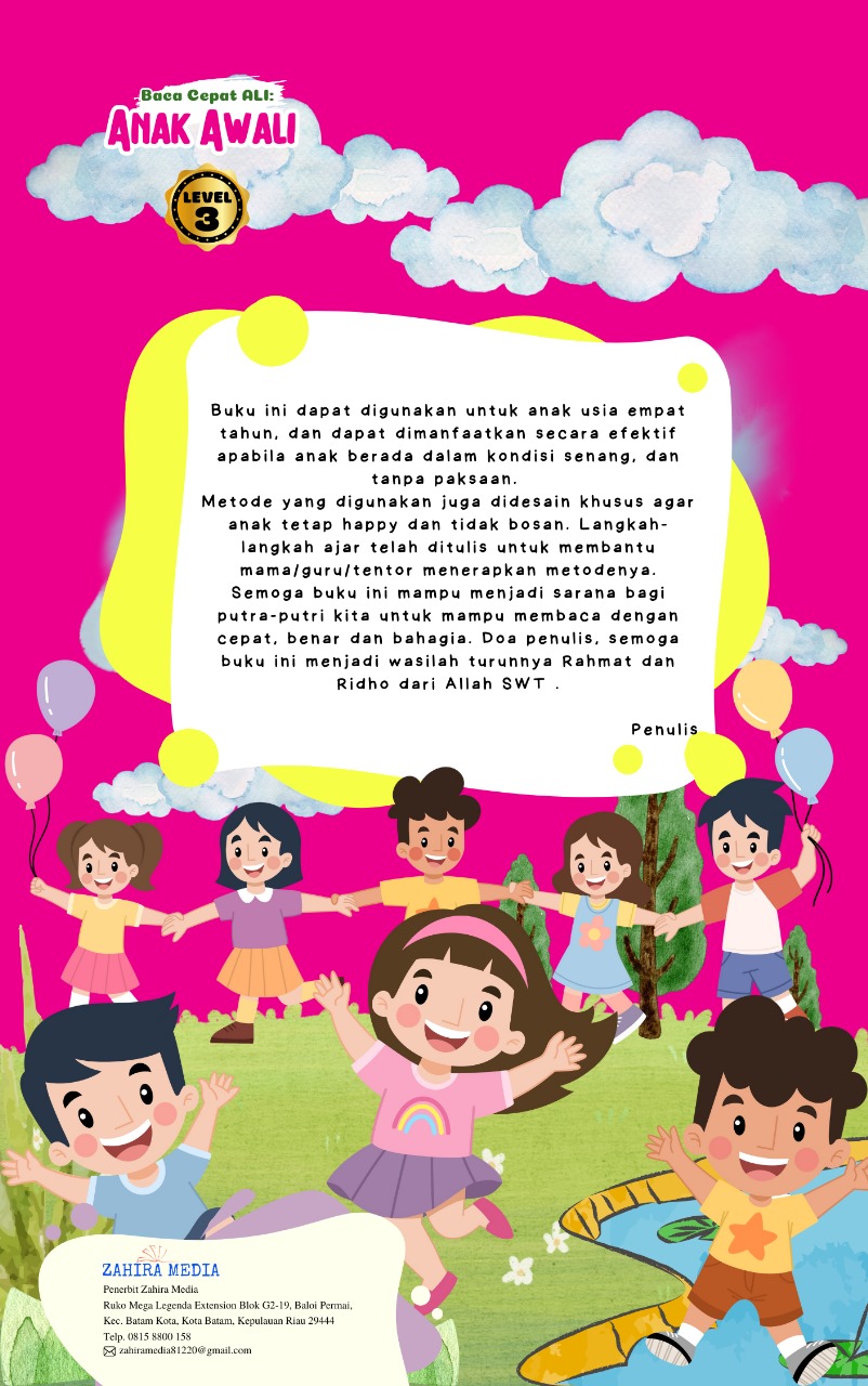 Baca Cepat ALI : Anak Awali Level 3