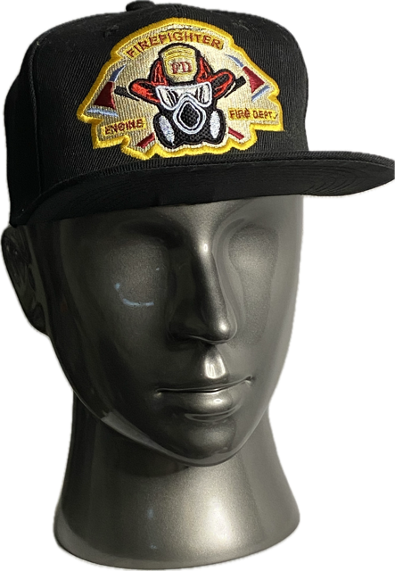 FIREFIGHTERS MASK SHIELD EMBLEM