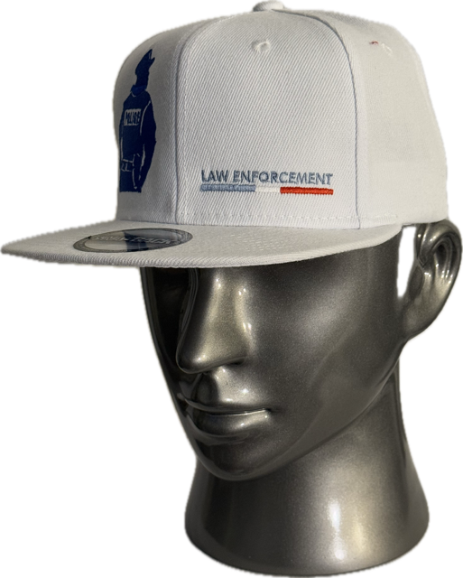STANDING POLICE OFFICER SILHOUETTE CAP