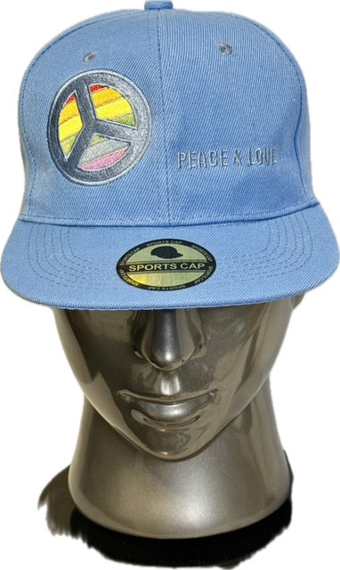 Rainbow PEACE Sign Cap