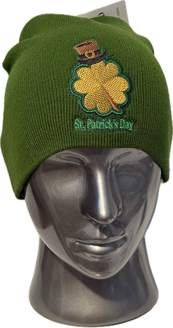 LUCKY FOUR-LEAF CLOVER _GOLD LEAF: CAP & COLOR OPTIONS