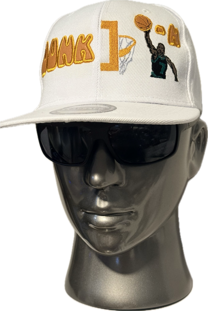 Basketball Dunk-Themed Snapback Hat