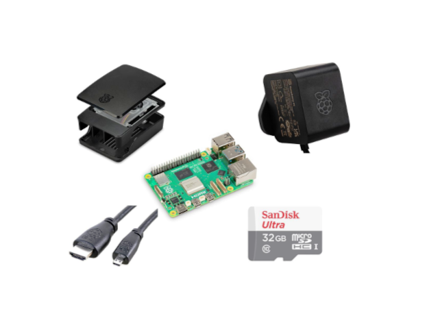 Raspberry Pi5 8GB Black/Grey Official Kit