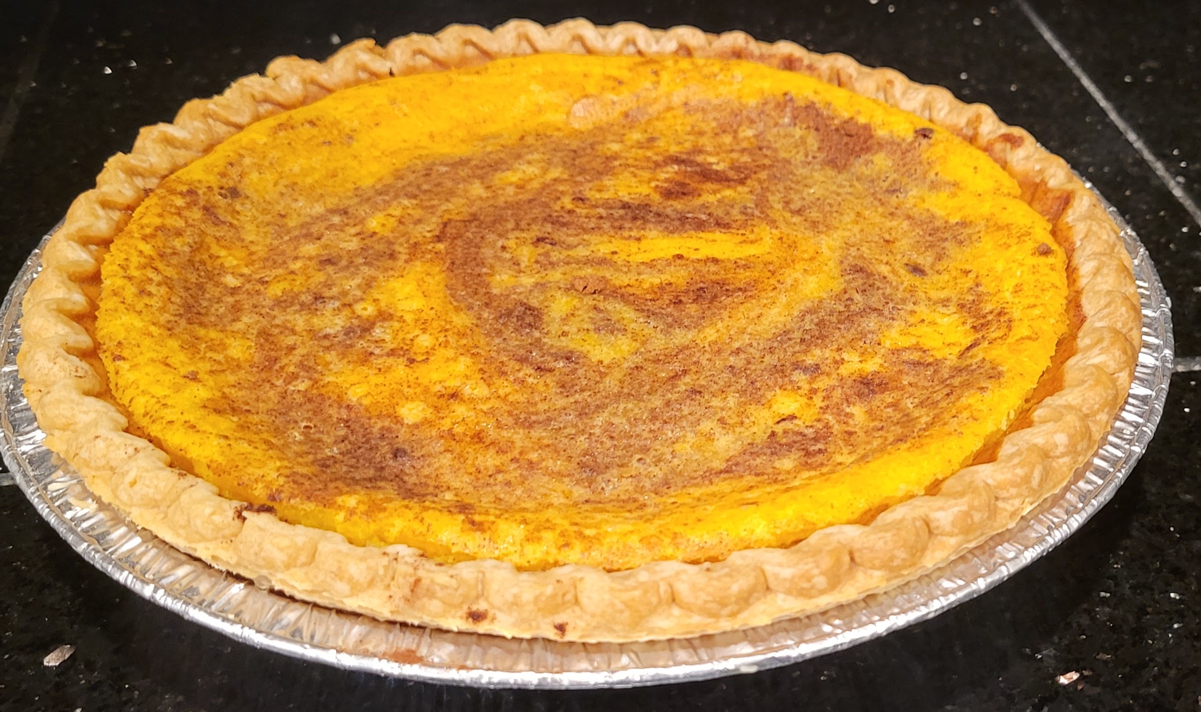 Half Butternut Squash PIe
