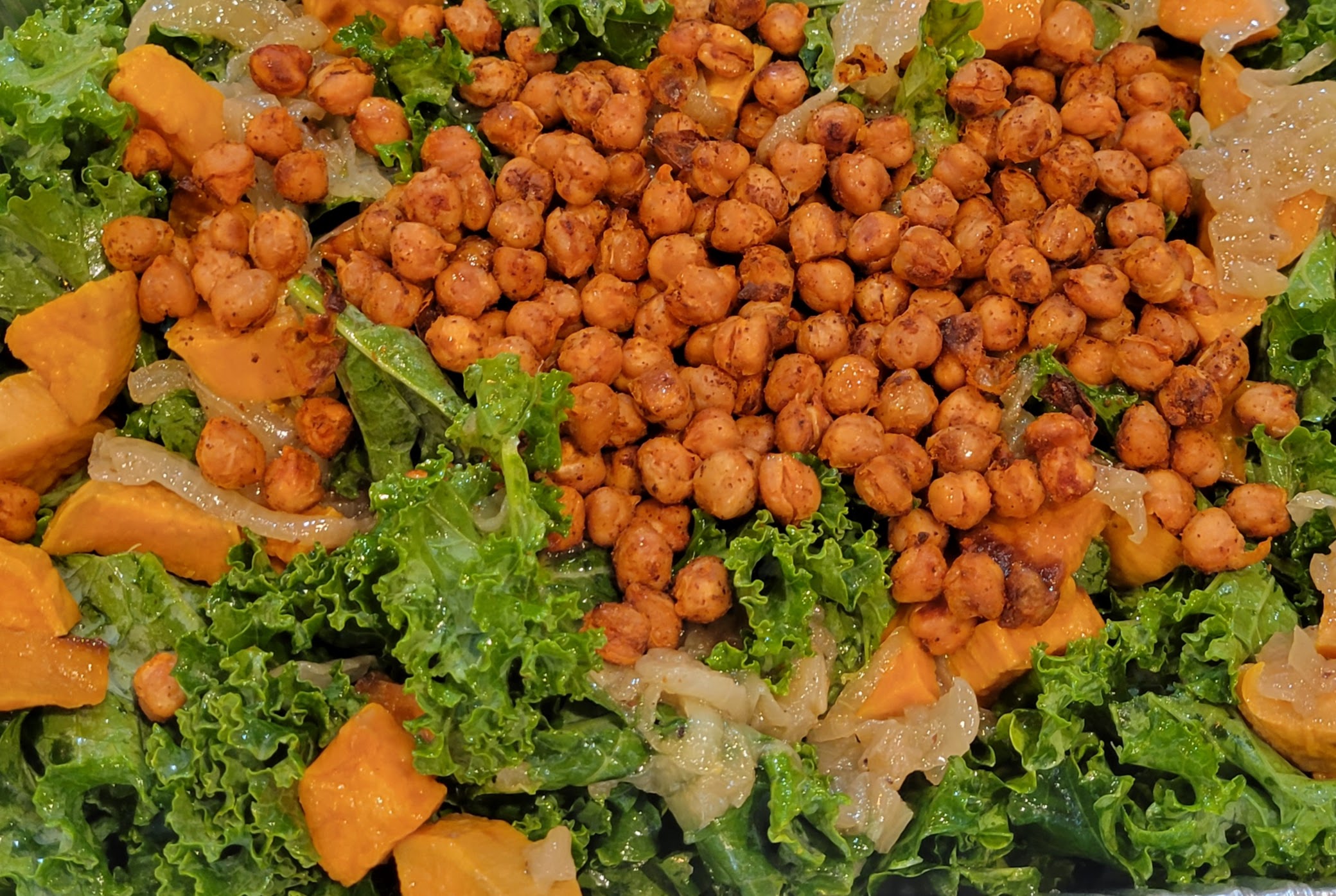 Kale Chickpea Salad