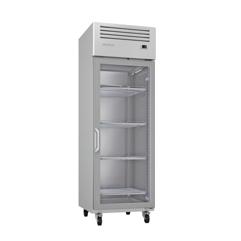 Infrico 27” Upright Freezer Glass Door IRR-AN23BTCR