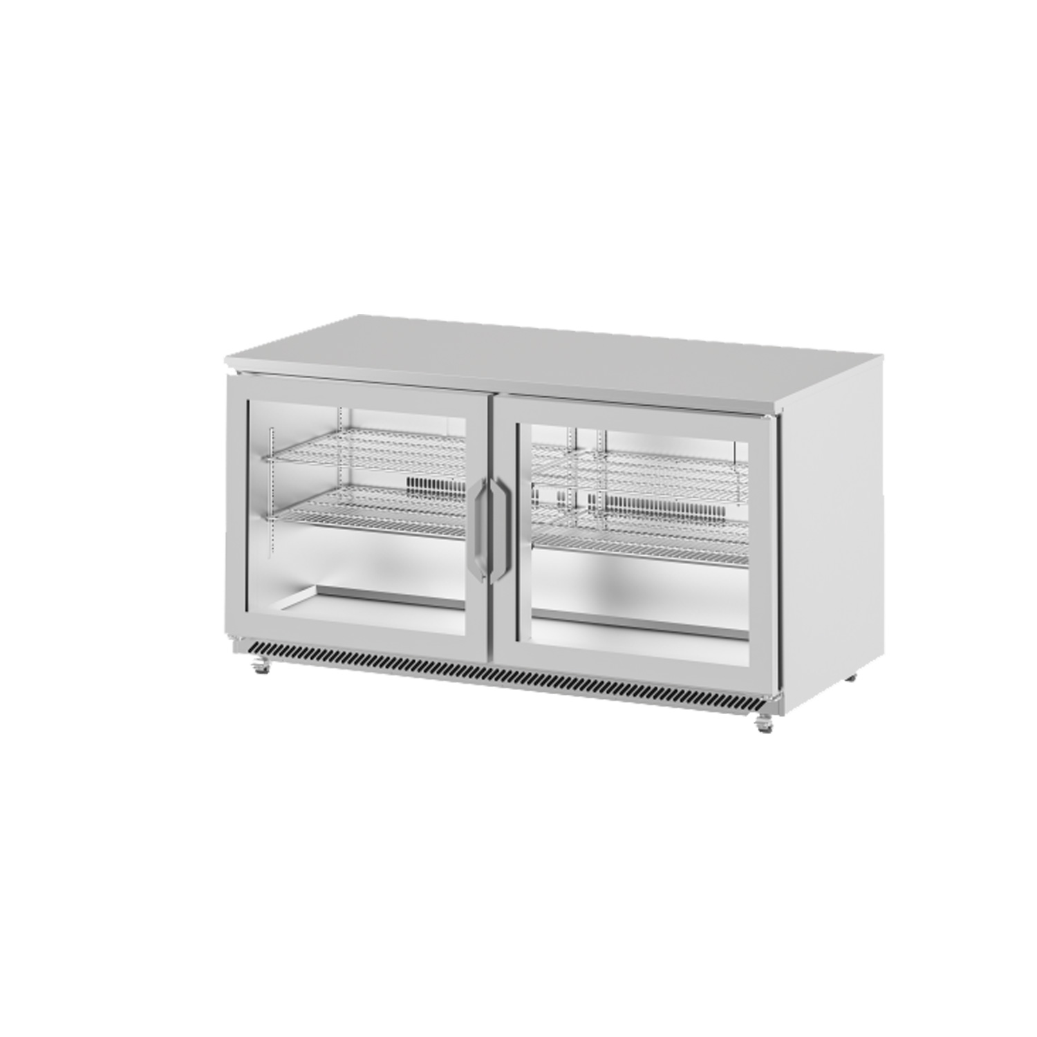 Infrico 48" Undercounter Refrigerator Glass Door IUC-UC48RCR