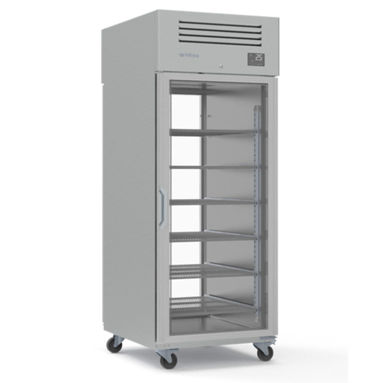 Infrico Pass-Thru Refrigerator Glass Door 27" IRR-AGB701PDCR