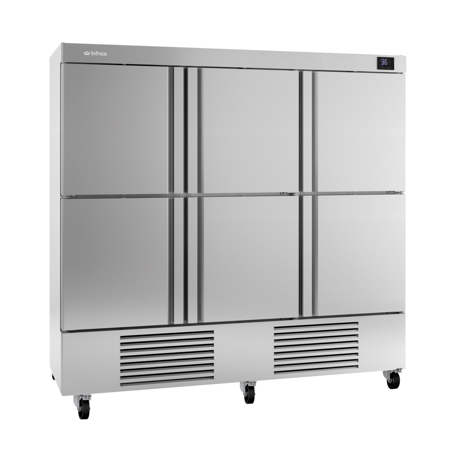 Infrico 82” Upright Refrigerator 6 Door IRR-AN67_6