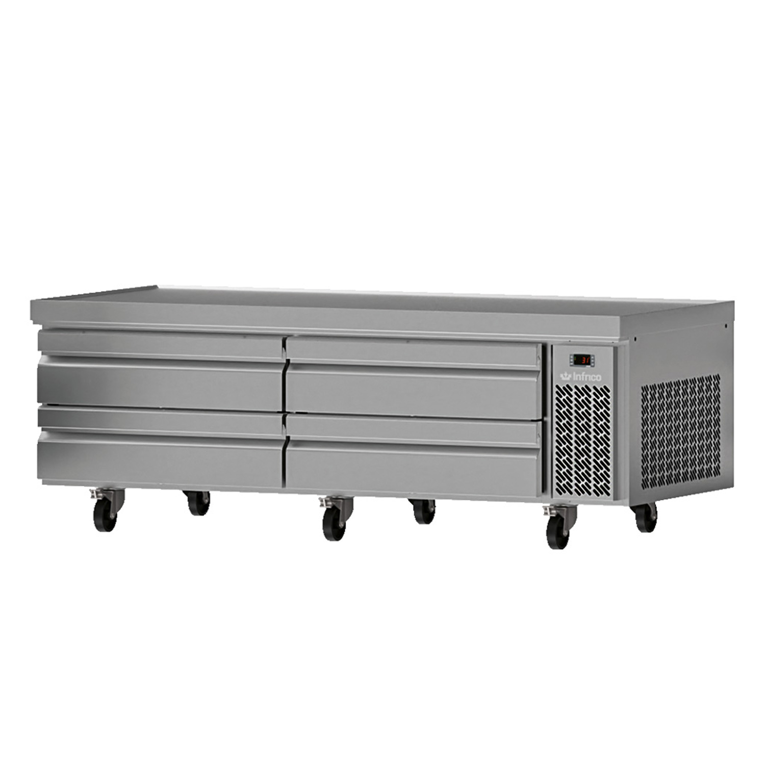 Infrico Chef Base Refrigerator 72" IUC-MSG72