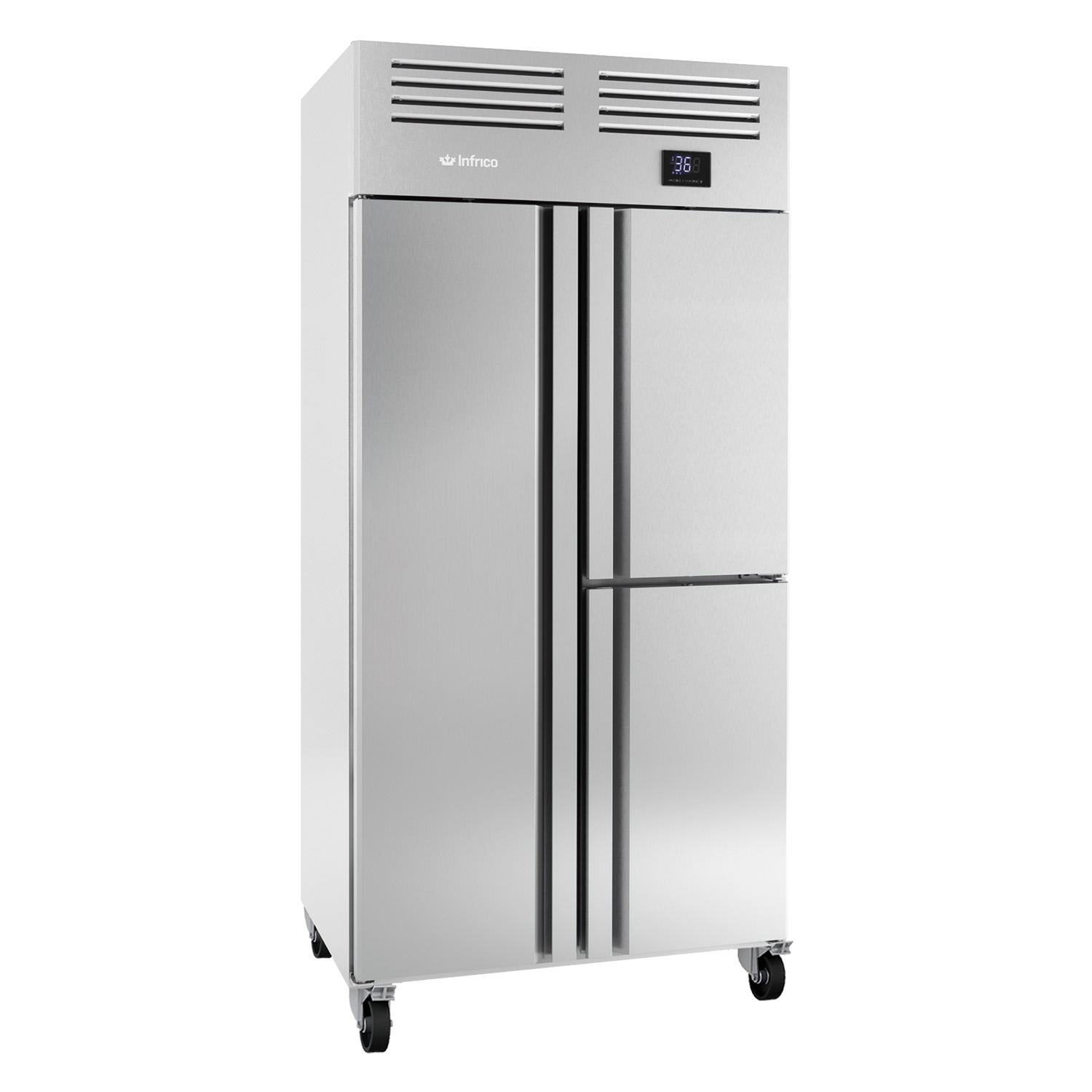 Infrico 38” Upright Refrigerator Slim Line 3 Door IRR-AGN603