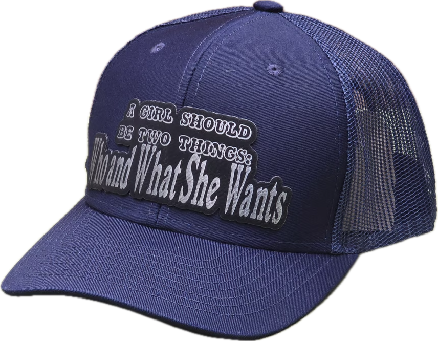 A Girl Should Be Hat- Mesh Back