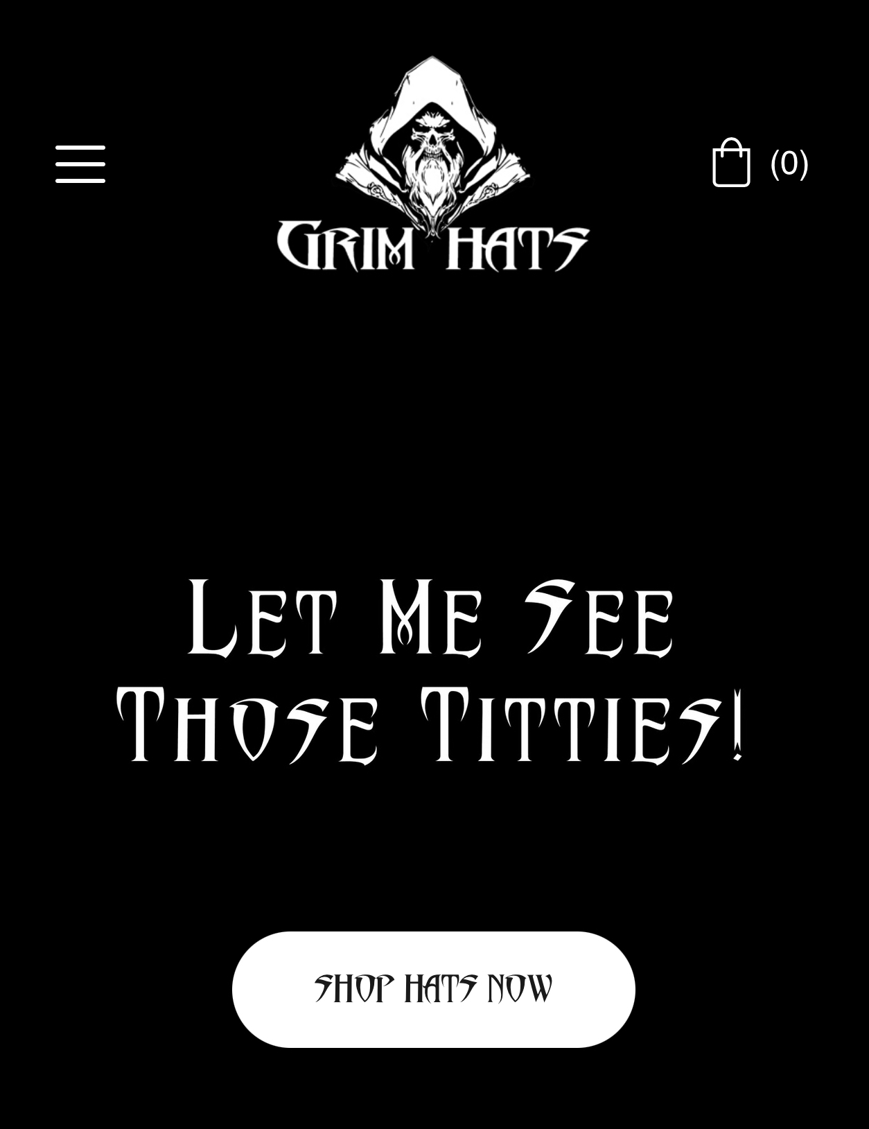 Let Me See Them Titties QR Code Hat- Mesh back