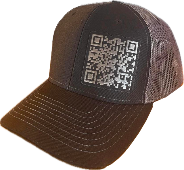 Take Me To Bed or Lose Me Forever QR Code Hat- Mesh back