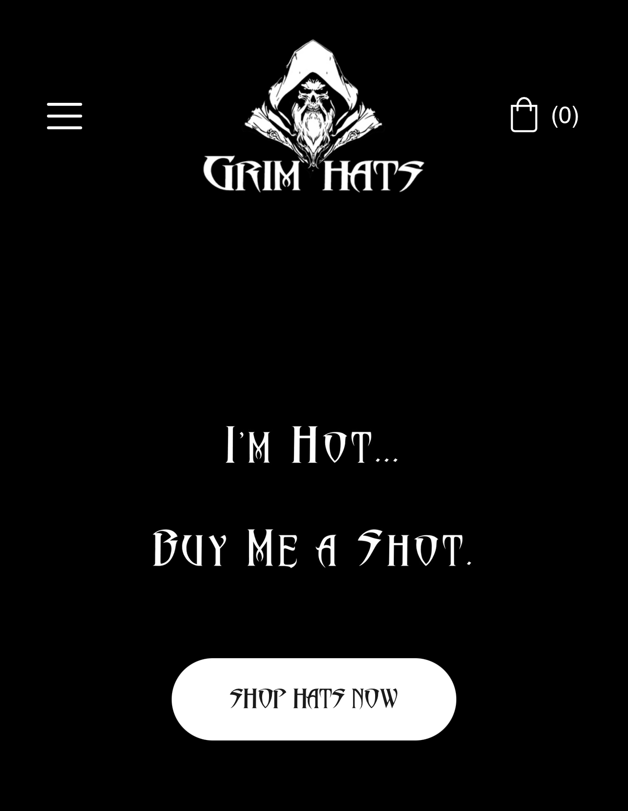 I'm Hot Buy Me a Shot- QR Code Hat- Mesh back