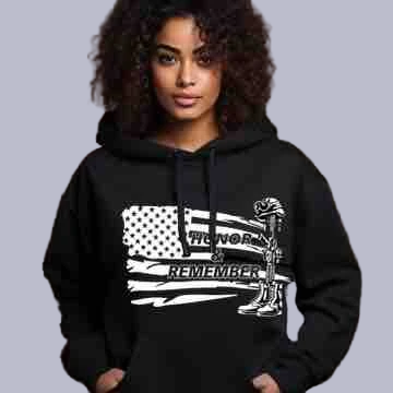 Honor and Remember Women's Hoodie