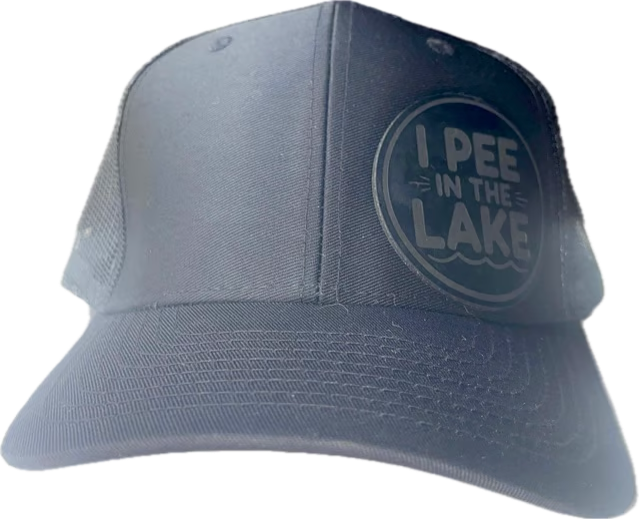 I Pee In the Lake – Blacked Out Mesh Back  - Snapback