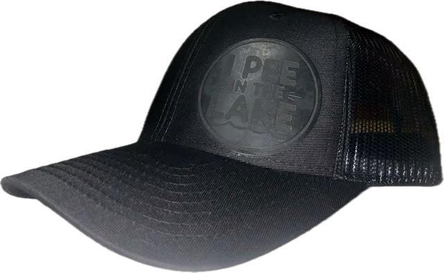 I Pee In the Lake – Blacked Out Mesh Back  - Snapback
