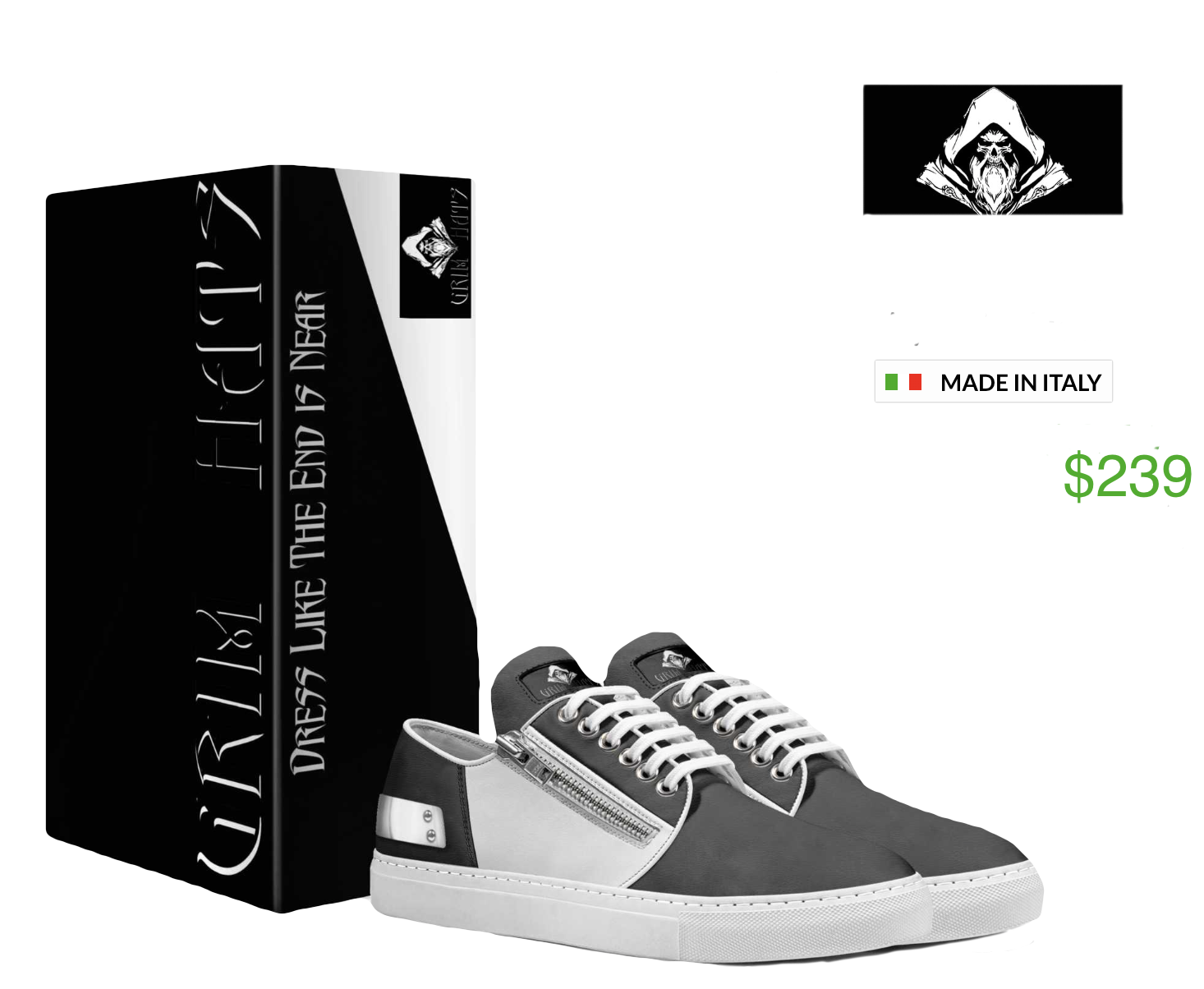 HELLCATS – Custom High-Top Sneakers
