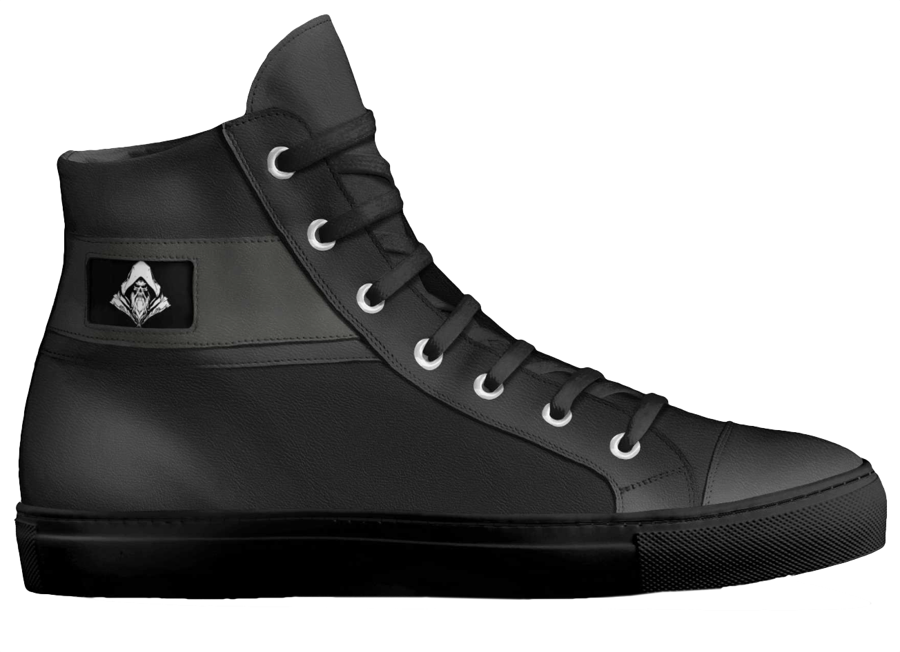 WRAITHS – Blacked Out Custom High-Top Sneakers