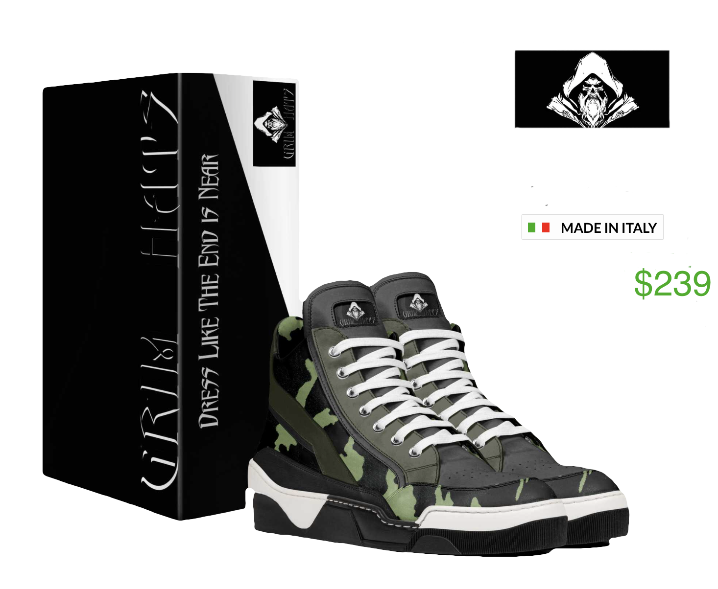 INCOGNITOS – Custom High-Top Sneakers