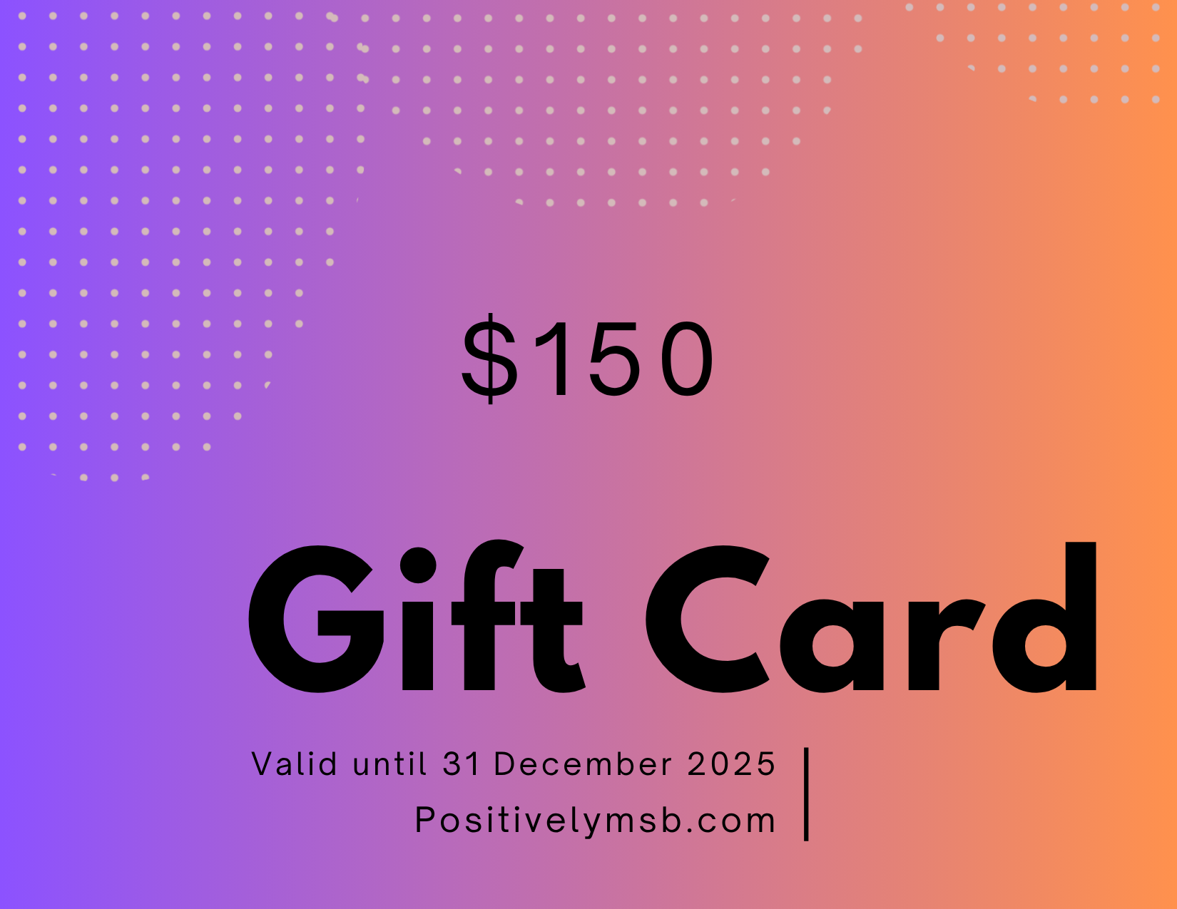 $150 Gift Card