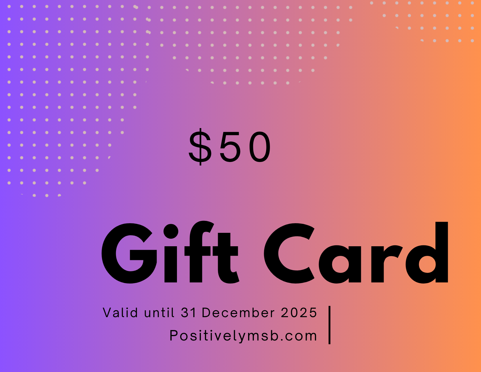 $50 Gift Card