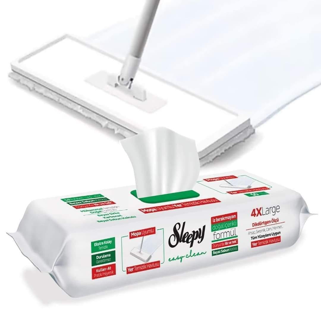 Sleepy grindų valymo servetėlių  3 vnt. mix