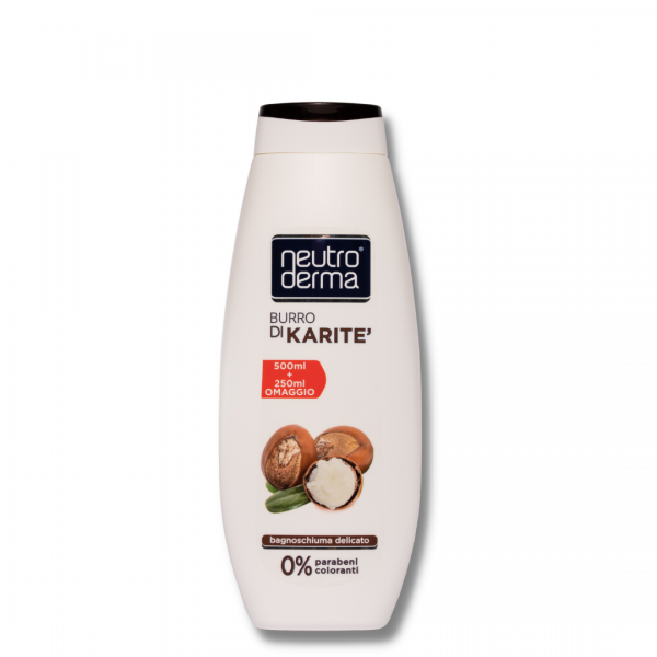 Švelni dušo žele Taukmedžio sviestas Neutro Derma 750ml