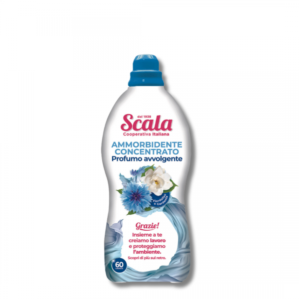 Koncentruotas skalbinių minkštiklis Rugiagėlės ir Gardenija SCALA