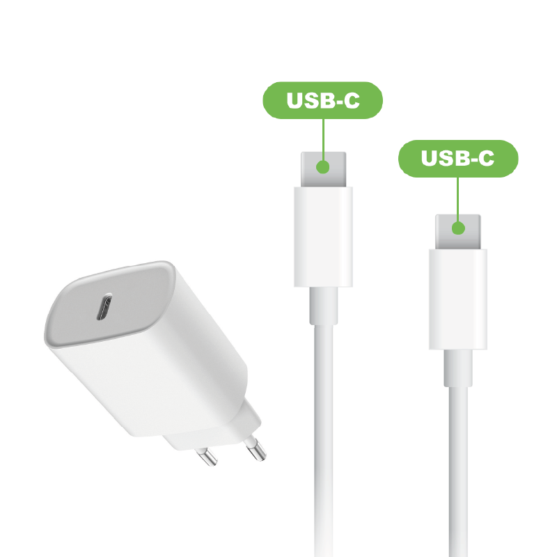 CHARGEUR RAPIDE 20W USC-C VERS TYPE + CABLE 
