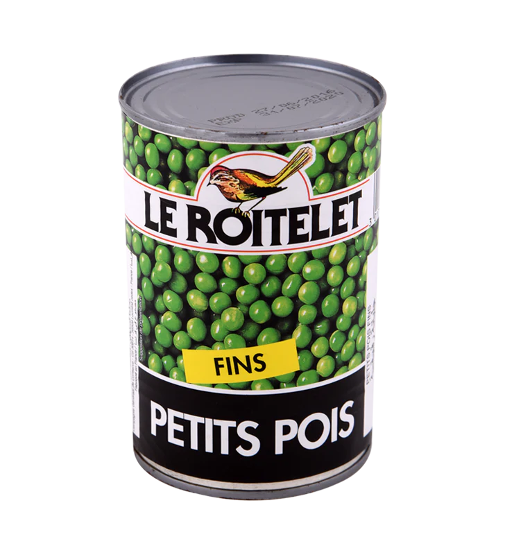 petits pois peas le roitelet très fins 400g