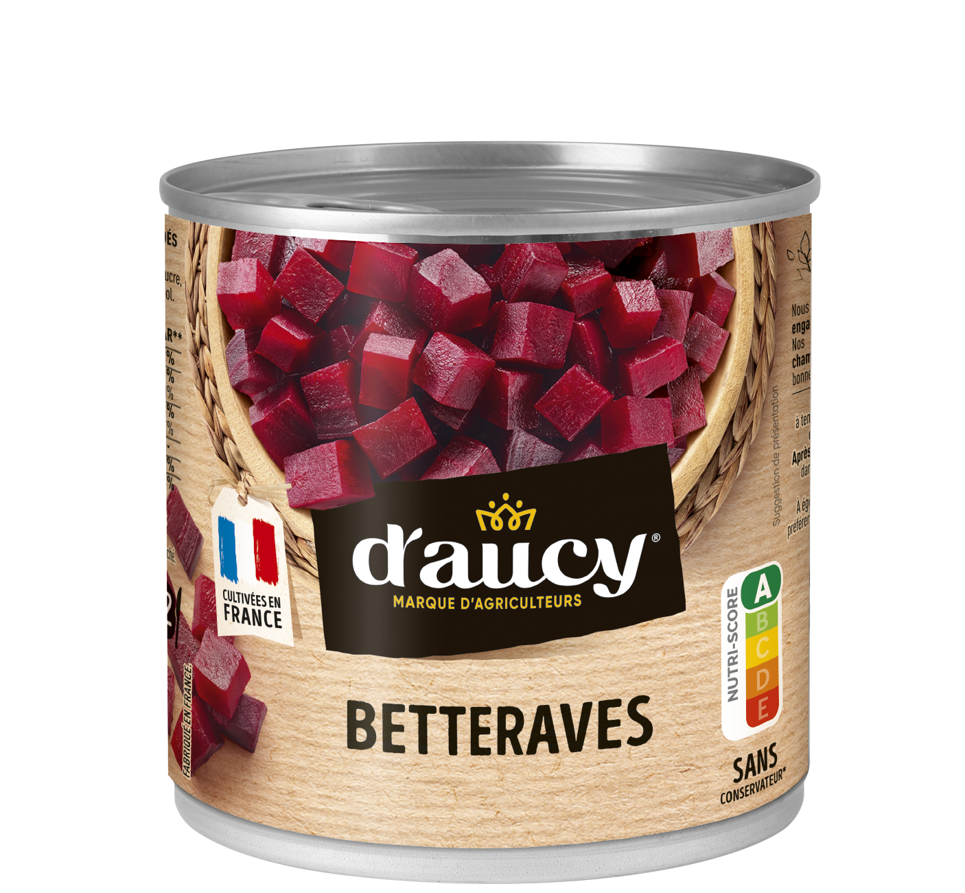 Betteraves assaisonnées d'aucy 400g