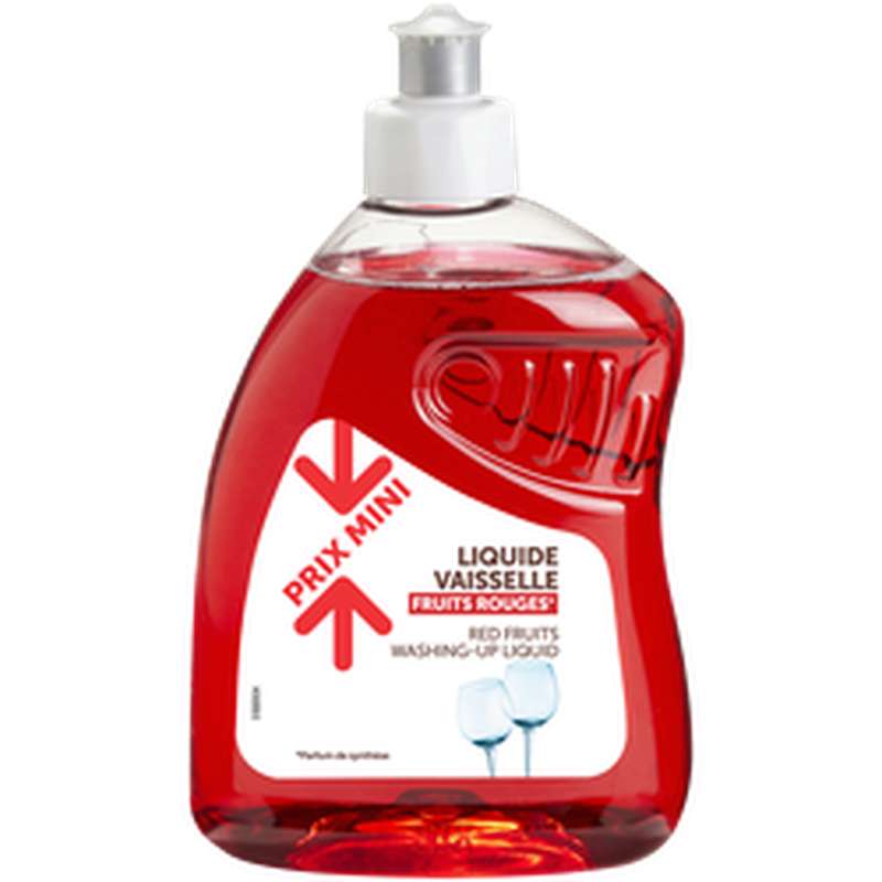 Liquide vaisselle parfum fruits rouges, Prix Mini (500 ml)