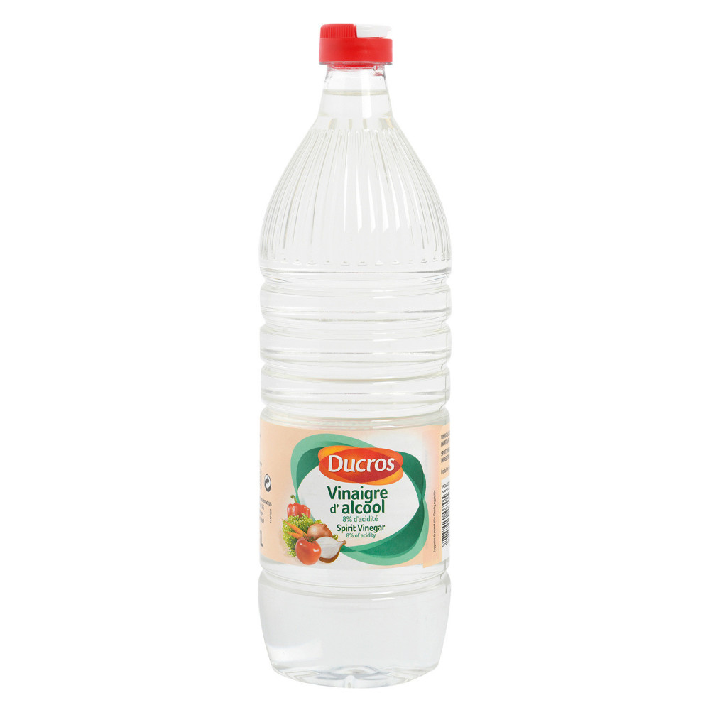 vinaigre d'alcool blanc 1l