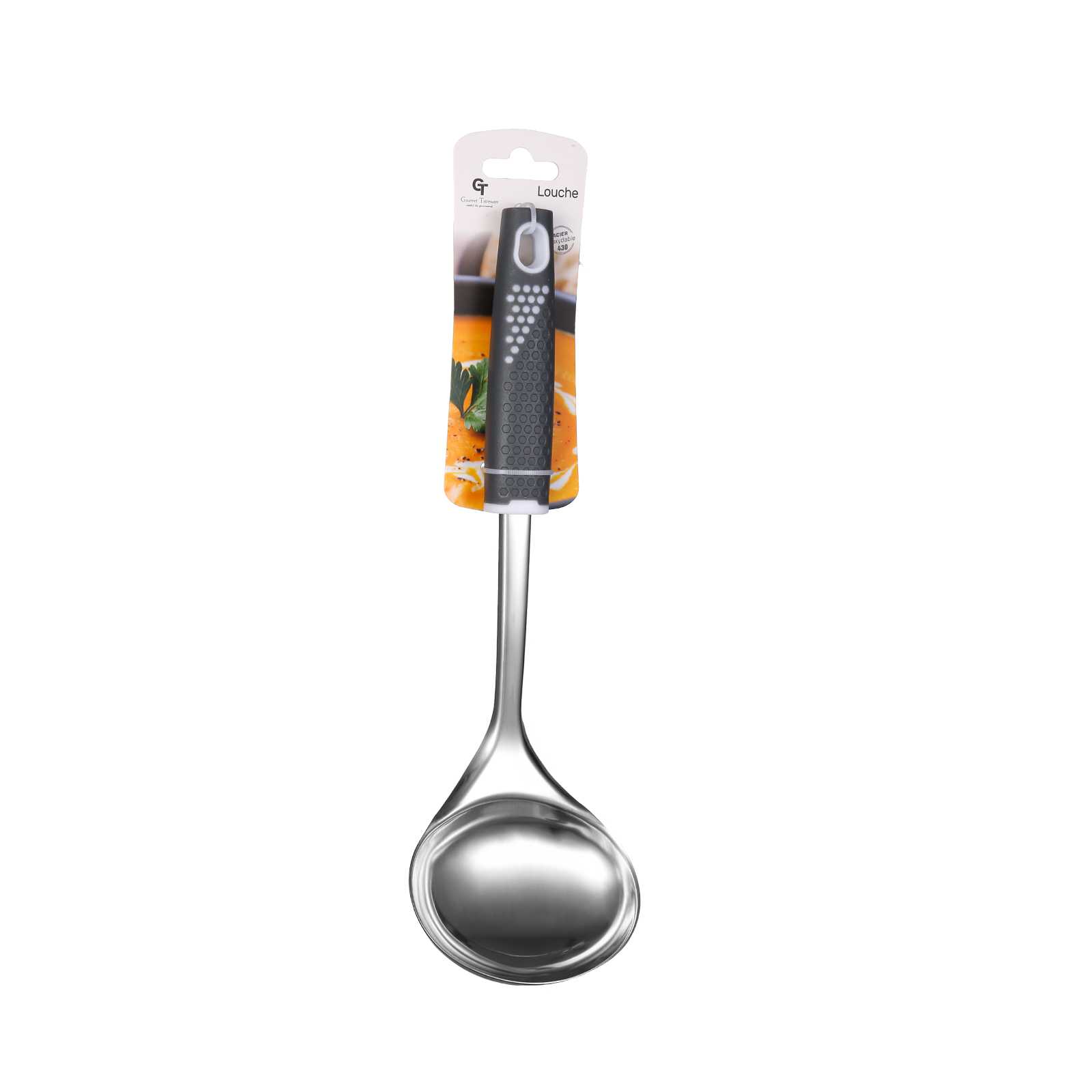 LOUCHE EN ACIER INOXYDABLE 