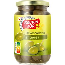 Olives vertes entières, Bouton d'Or, 200g