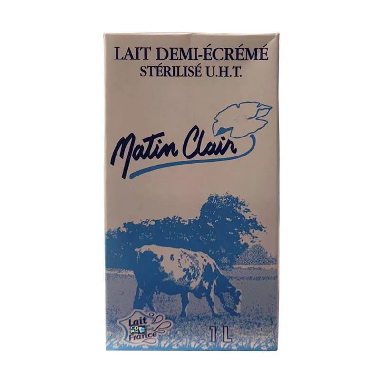 Lait demi-écrémé 1L 