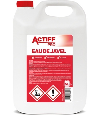 Eau de javel actif 5 litres 