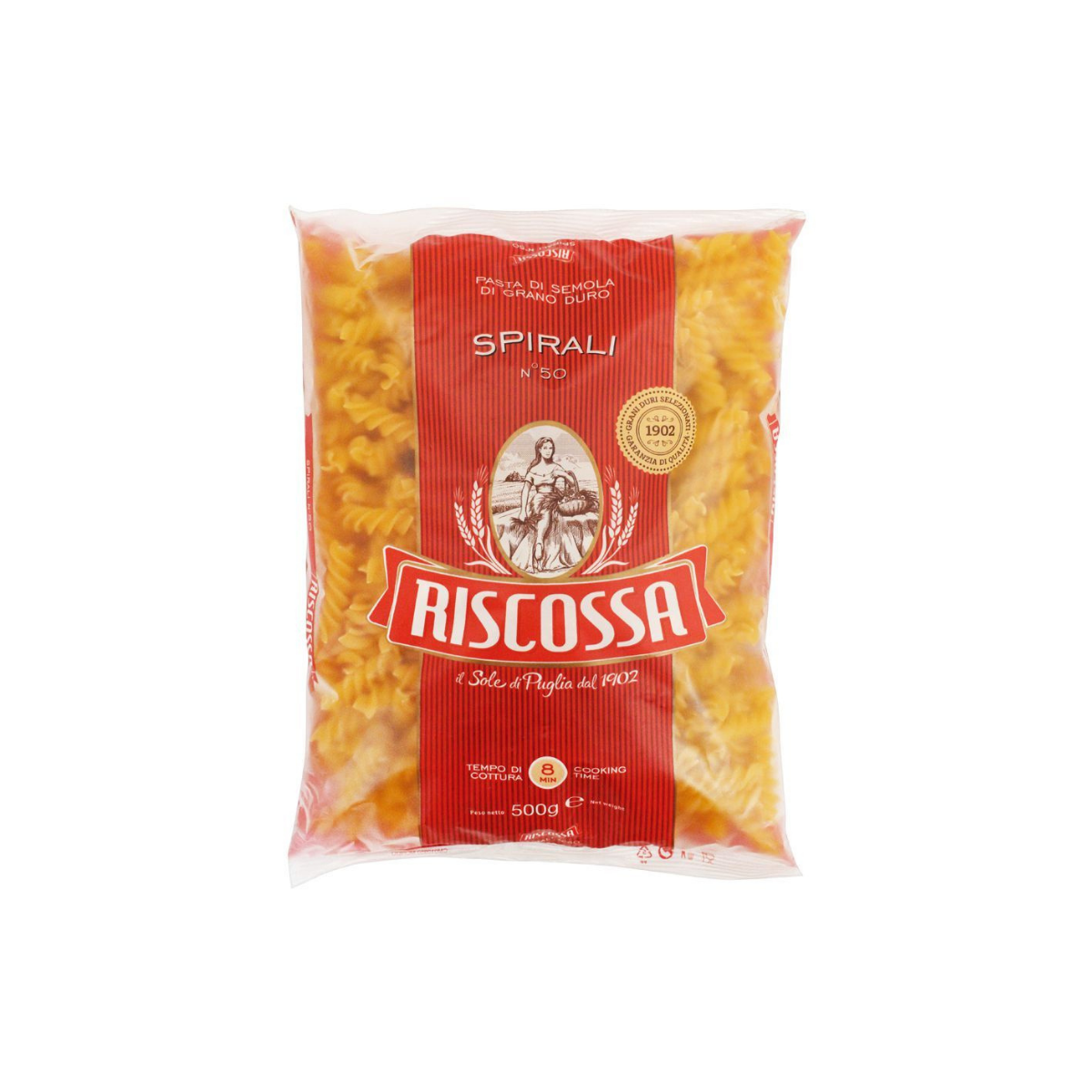 warda ressort, Pâtes spirales" RISCOSSA "500G
