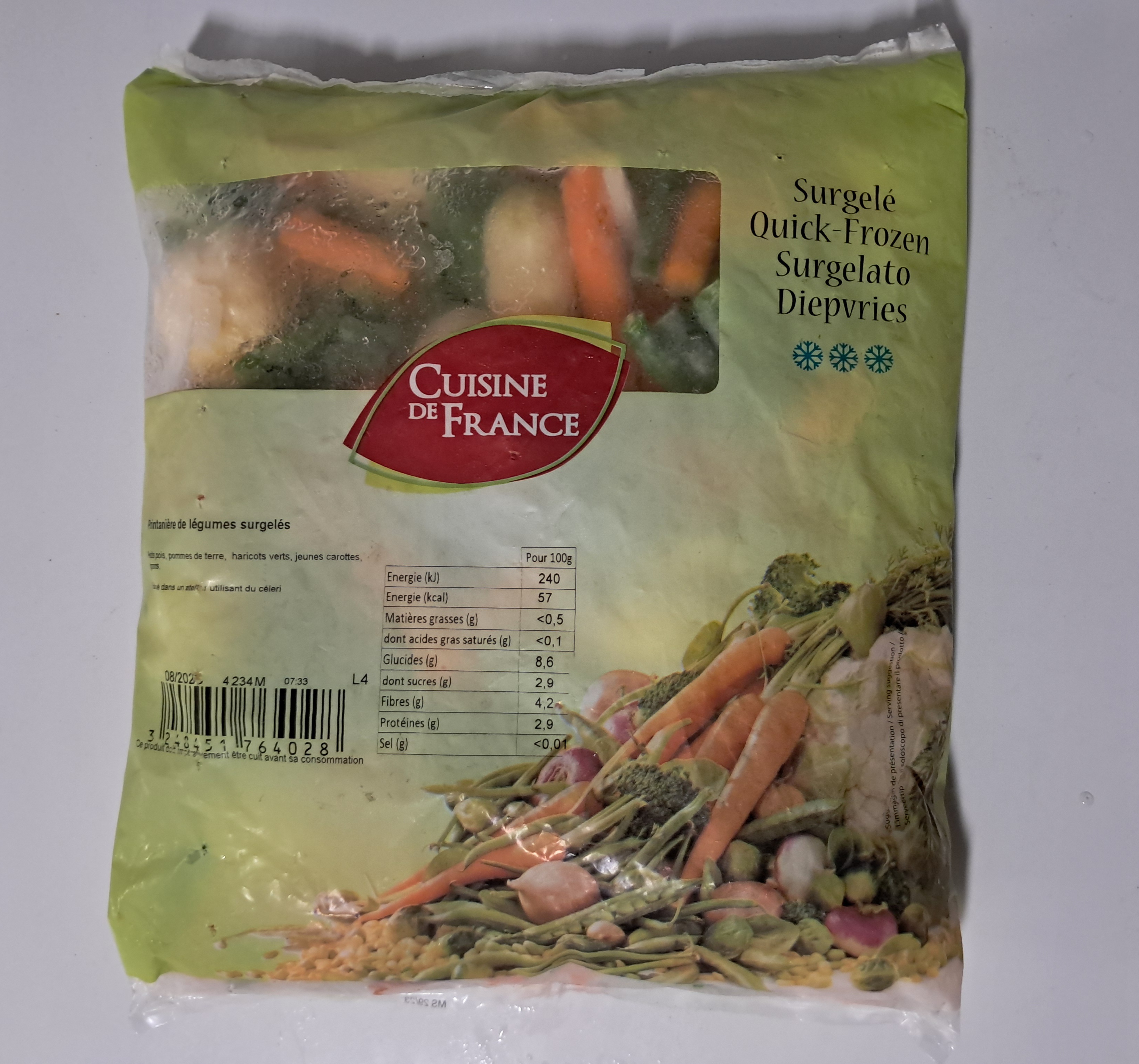 printanière de légumes surgelés 1kg 