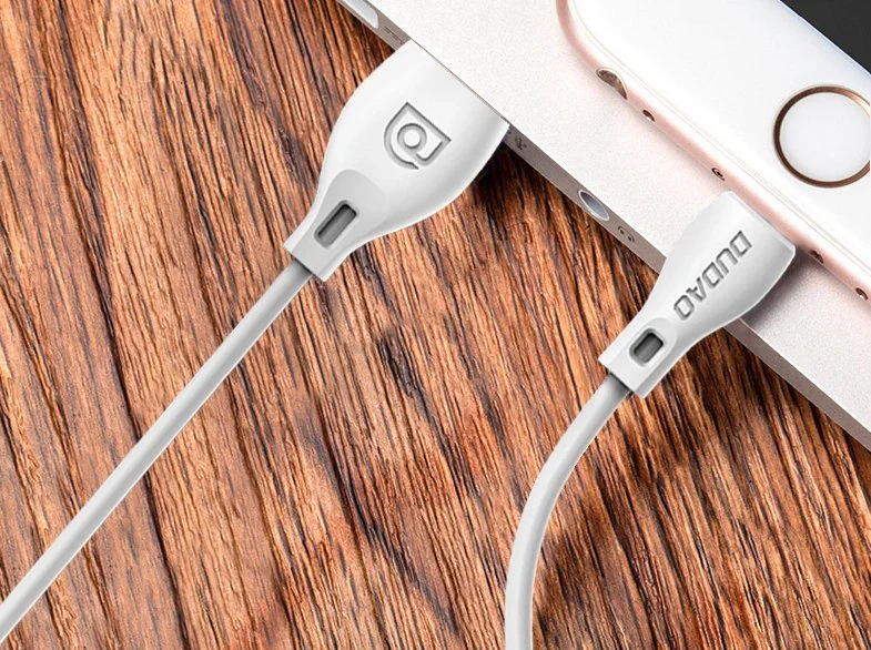 CÂBLE DUDAO USB / LIGHTNING 2.4A 1M BLANC