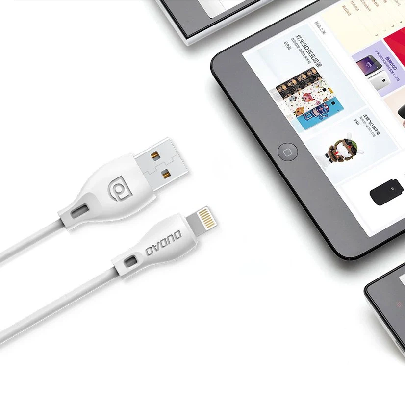 CÂBLE DUDAO USB / LIGHTNING 2.4A 1M BLANC