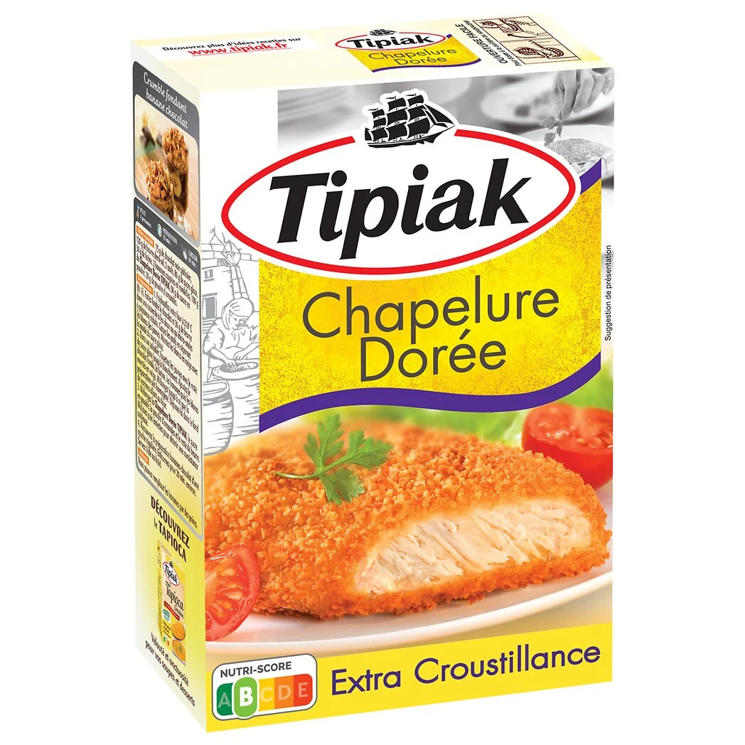 Tipiak Chapelure dorée extra croustillance la boite de 250 g