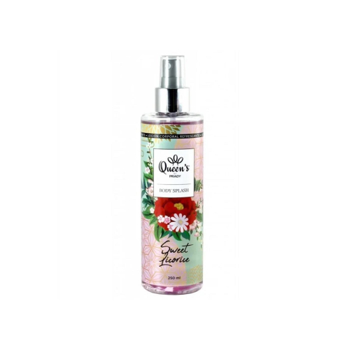 Brume corporelle rafraîchissante Queen´s By Prady - Sweet Licorice 250ml