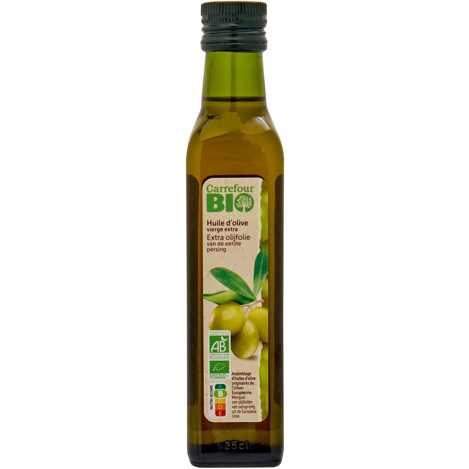 Huile d'olive bio vierge extra BIO la bouteille de 50cL
