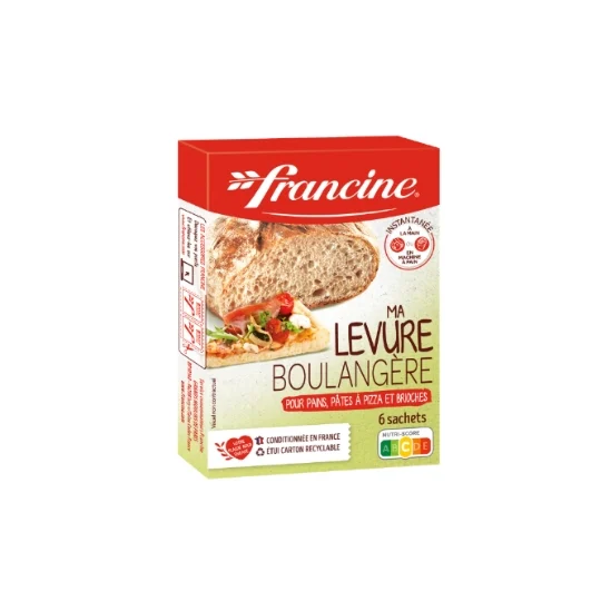 Levure boulangère Francine 6 SACHETS