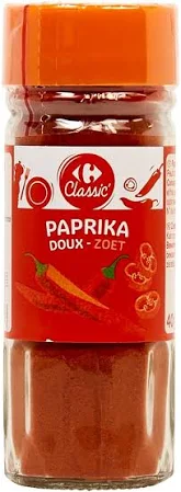 Paprika doux Carrefour Classic 40g