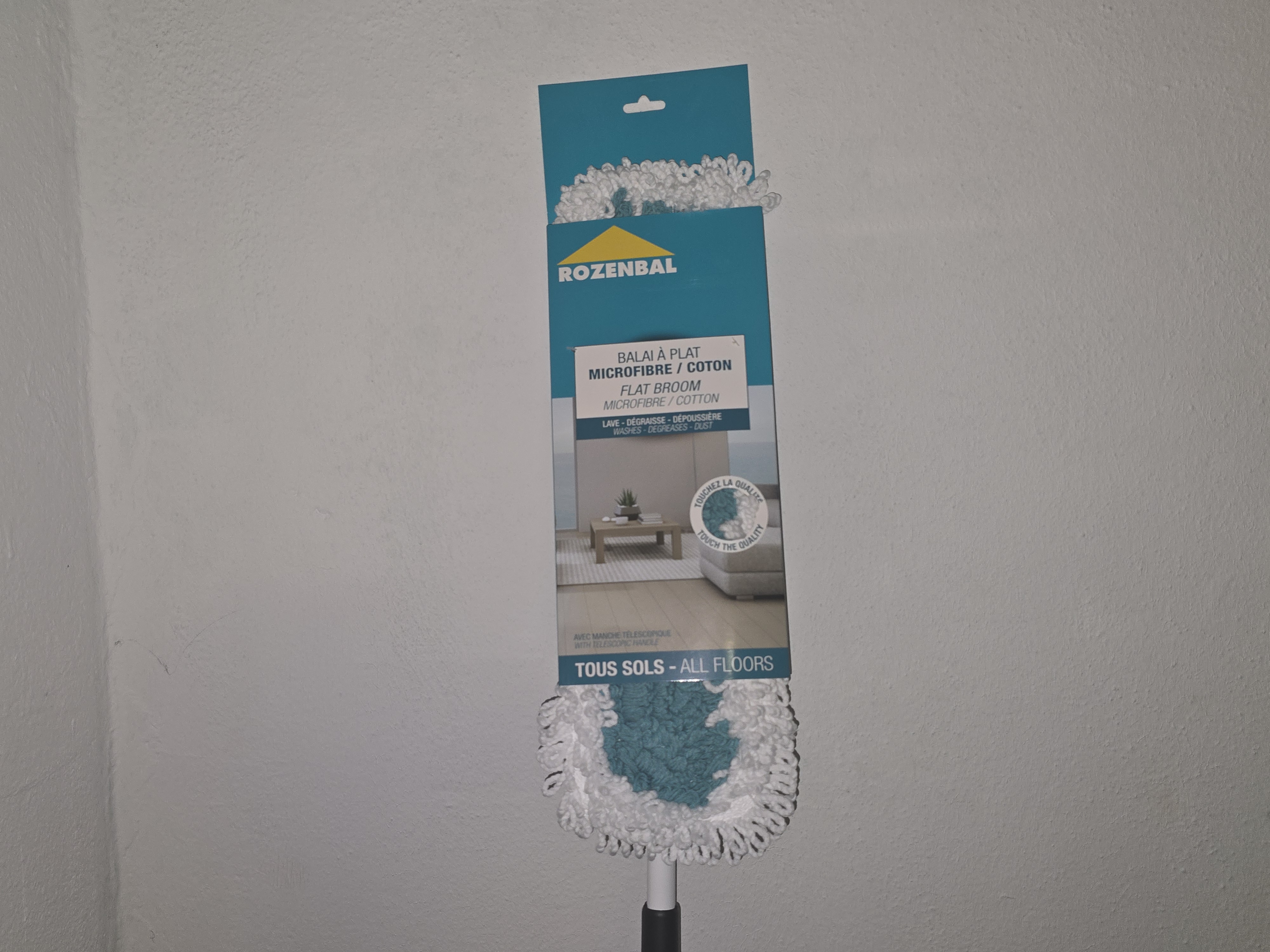 BALAI A PLAT MICROFIBRE / COTON 